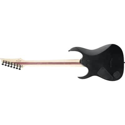 Ibanez RGIXL7 Iron Label 7-String Guitar w/ Dimarzio Pickups - Black Flat image 6