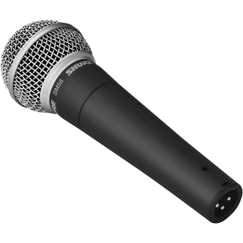 Shure SM58-LC High-Quality Handheld Live Vocal Microphone With Pouch & Mic Clip image 1