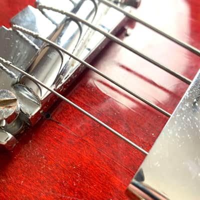 Gibson EB-2 1965/7 - Cherry All original with Hardshell case. image 11