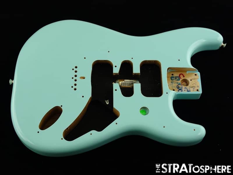 Fender Ltd. Tom Delonge Stratocaster Strat BODY, Alder Daphne Blue image 1