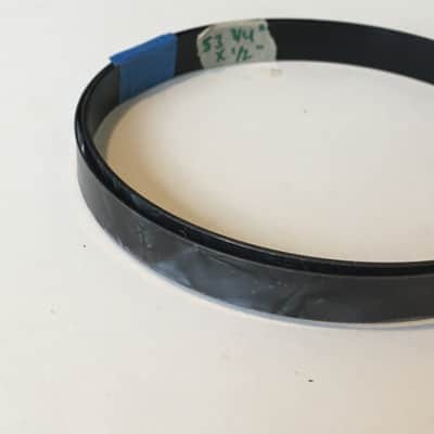 Vintage Spec Slingerland Black Diamond Pearl Bass Drum Hoop Inlay 1/2”W x53 3/4” image 5