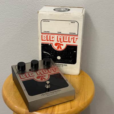 Electro-Harmonix Big Muff Pi V9 frantone era 2000’s - Silver / Black / Red image 9