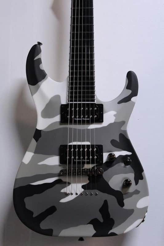 ESP Horizon 7 string Custom 2013 Urban Camo image 1