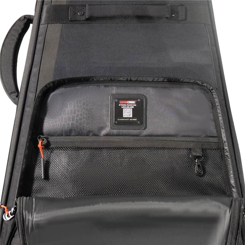 Gator Cases G-ICONELECTRIC Borsa ICON chitarra elettrica Nero image 1