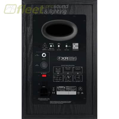 Mackie XR824 8" Active Studio Monitors (Pair)  - Black image 2