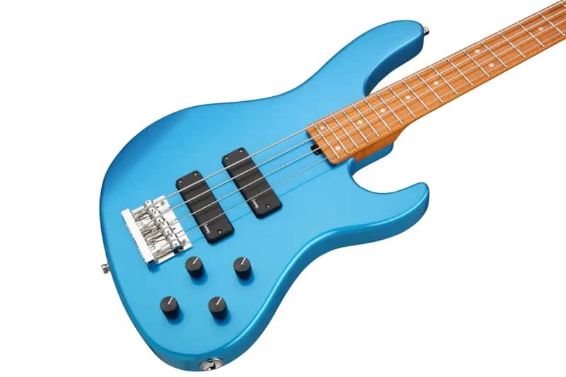 Sadowsky MetroExpress 24-Fret Modern Bass, Roasted Maple Fingerboard, 4-String - Solid Ocean Blue Metallic High Polish image 1