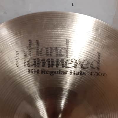 Sabian 14" HH Hand Hammered Regular Hi-Hat Cymbals (Pair) 1992 - 1998 - Natural image 5