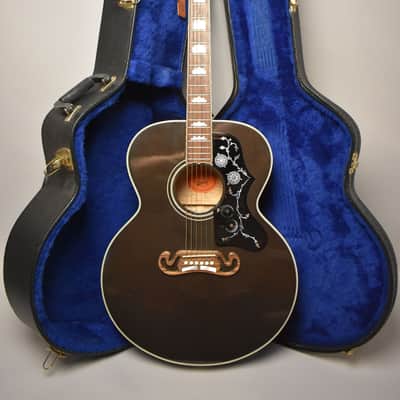 2013 Gibson Custom Shop Limited Edition SJ-200 Jumbo Acoustic Trans Black w/OHSC image 1