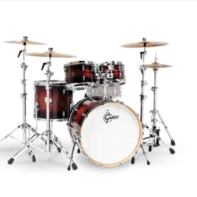 Gretsch Renown 4 Piece Drum Set (22/10/12/16) Cherry Burst image 2