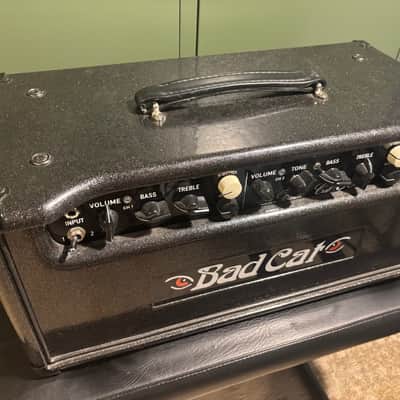 Bad Cat Black Cat 30R Hand Wired Legacy Series 30-Watt Guitar Amp Head with Reverb 2010s - Black image 2