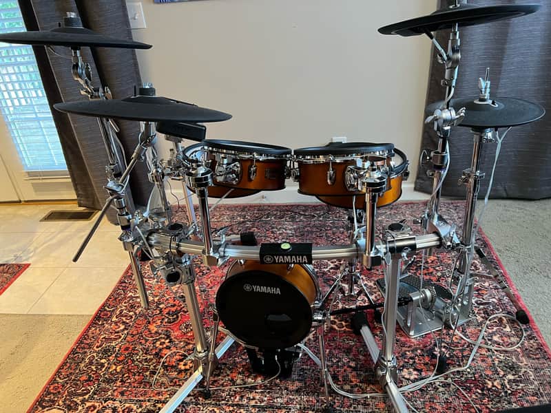 Yamaha DTX10K-M Electronic Drum Set with Mesh Heads - Real Wood image 1