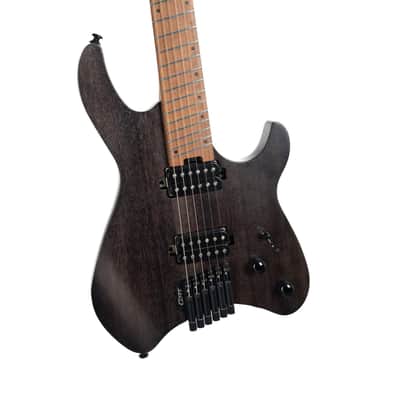 Cort Space G6MS Semi Gloss Trans Black w/Gigbag (B Stock) image 3