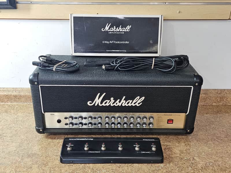 Marshall AVT150HX 150 Watt Guitar Amp Head Advanced Valvestate Technology w/ Footswitch image 1
