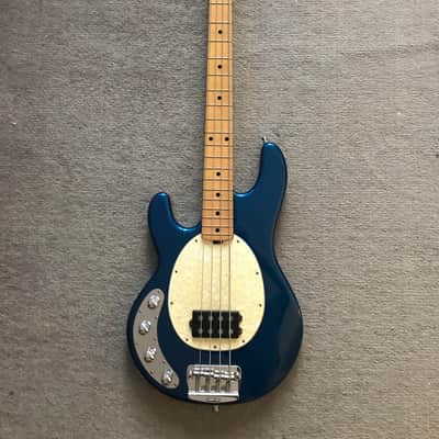 Lefty Ernie Ball Music Man StingRay 4 H 2002 Blue Pearl image 1