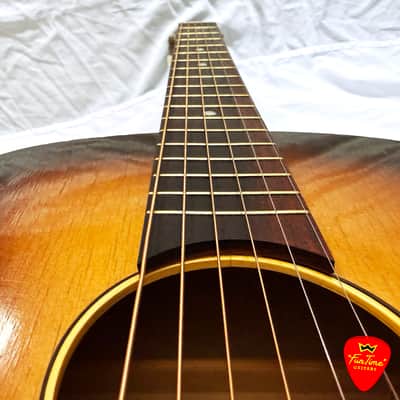 1960s Lignatone Parlor Guitar Vintage Brownburst Acoustic – Made in Czechoslovakia – “Bo” image 2