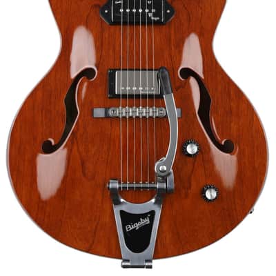 Godin 5th Avenue Uptown Custom Hollowbody Electric Guitar - Havana Brown image 1