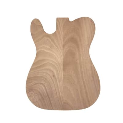 Electric Guitar Body Blank Solid wood Electric Guitar Body Unfinished Project Guitar Body Replacement (Mahogany wood) image 2