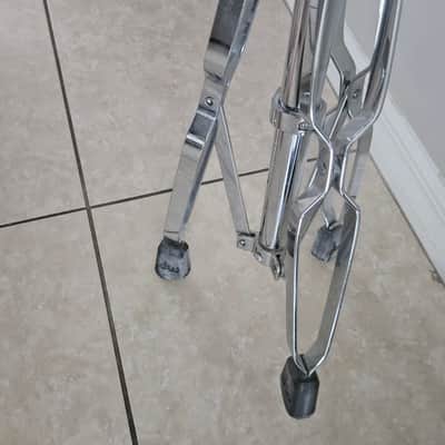 DW DWCP9900 9000 Series Heavy Duty Double-Braced Dual Tom Stand 2010s - Chrome image 4