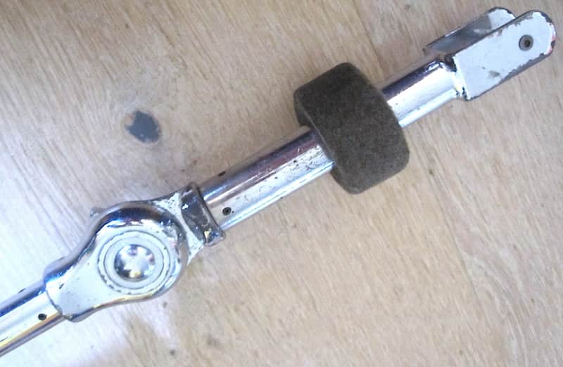 Ludwig Double Slot-Style Tom Stand Top Tube & Tilter Mount - Vintage image 1