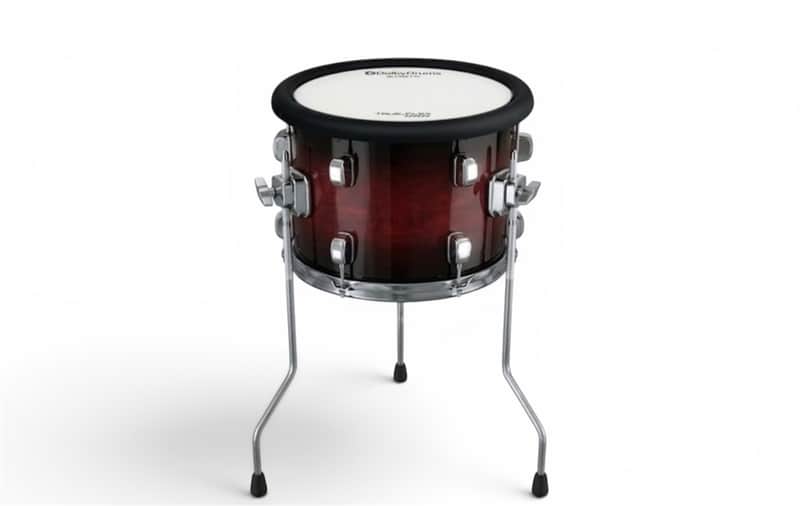Dolby 12” x 9” Silicone RED FADE Electronic Floor Tom for Roland Yamaha Drum image 1