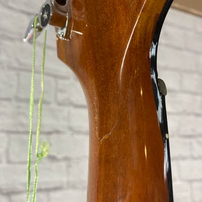 Vintage 70s El Degas Recording MIJ Walnut Electric Guitar project AS-IS image 11