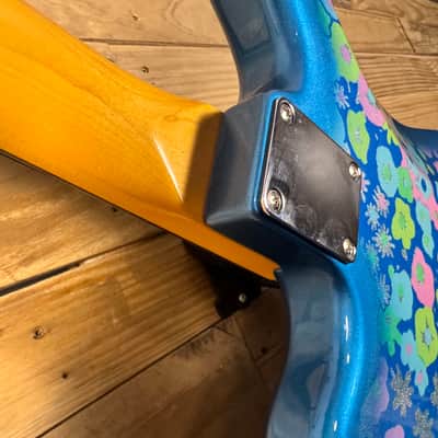 Fender MIJ Traditional '60s Jazzmaster - 2018 Blue Flower w/HSC image 17