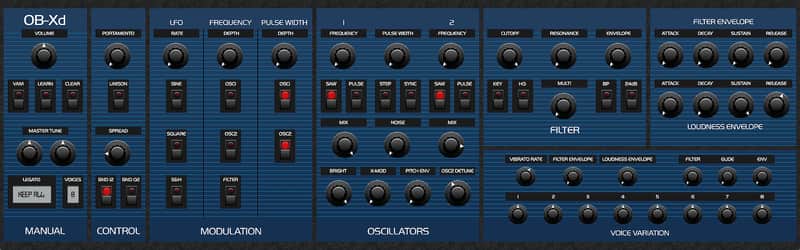 DiscoDSP OB-Xd Synthesizer image 1