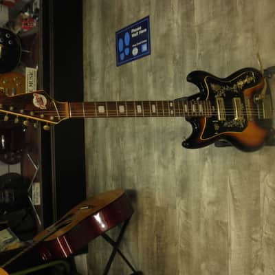 Teisco Del Rey -VINTAGE- "ET-220 " SUNBURST Electric Guitar w/tremolo image 2