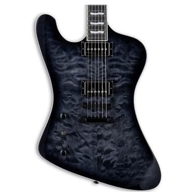 ESP LTD PHOENIX-1000 QM Left Handed Guitar - See Thru Black Sunburst - B-Stock image 1