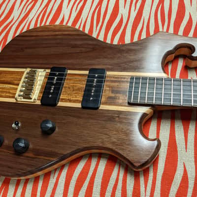 Shamy Guitars Handmade O2 Signature Solidbody New - Violin finish image 16
