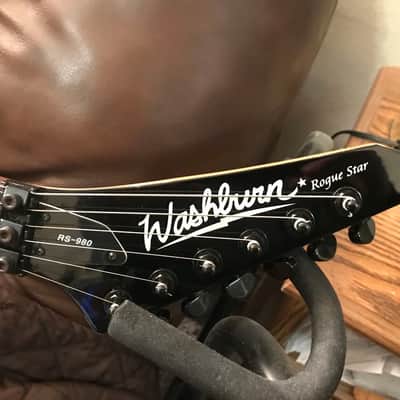 1990,s Washburn RS-980 Gun Metal Grey Metalic Gloss Reverse Headstock,Electric Guitar,Ex-Condition.. image 7