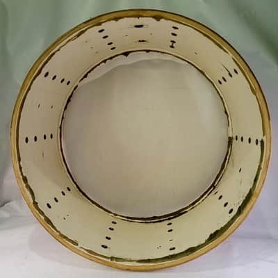 Slingerland 14x24" Bass Drum 3Ply Maple/African Mahogany Vintage 70s White Gloss image 10