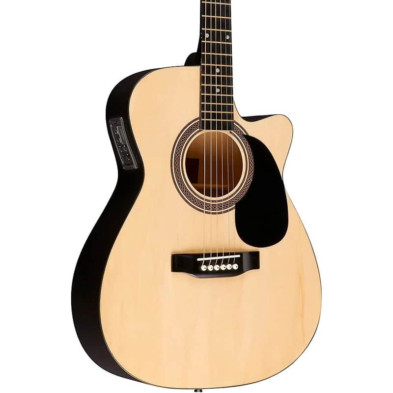 Concert Cutaway Acoustic-Electric Guitar Natural image 1