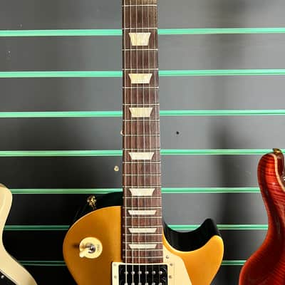 Gibson Les Paul '50s Tribute T Satin Gold Top Dark Back 2016 Electric Guitar image 6