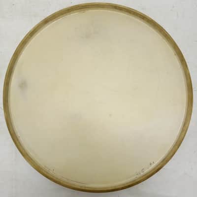 Ludwig 14" Whitecalf Calf Skin Snare/Floor Tom Drum Head Batter Vintage 40s USA image 3