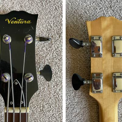 Ventura Bass EB2 - style - Vintage Sunburst - 1970's image 6