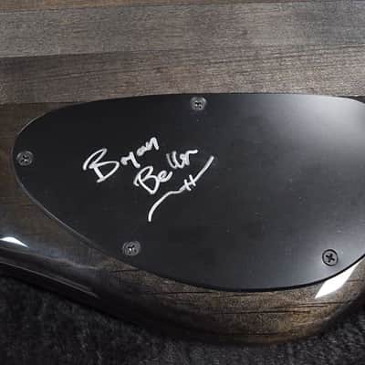 ***Spector USA NS-5XL *OWNED/Signed by BRYAN BELLER (Satriani, Vai, Etc.) Black / Ebony, In Stock! image 8