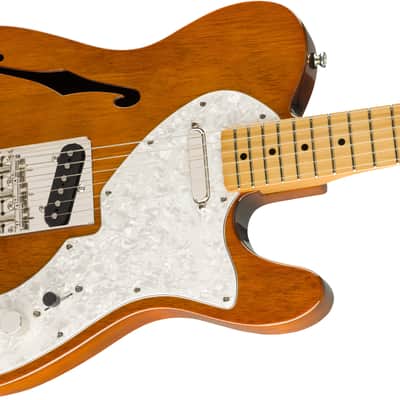 Fender Squier Classic Vibe 60's Telecaster Thinline Electric Guitar Natural image 5