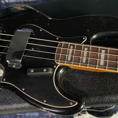 Fender Custom Shop Limited Edition Custom Jazz Bass Heavy Relic - Aged Black - Authorized Dealer - G02846 - 9.5lbs - Open BOX - SAVE BIG! image 2