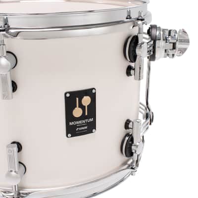 SONOR *Pre-Order* Momentum Birch Series 13x9.25" Satin Pure White Matte Lacquer Rack Tom Drum | Worldwide Ship | NEW | Special Order | Authorized Dealer image 2