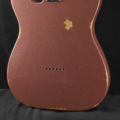 Mint Fender Custom Shop Limited Edition '61 Telecaster Relic Aged Champagne Sparkle image 10