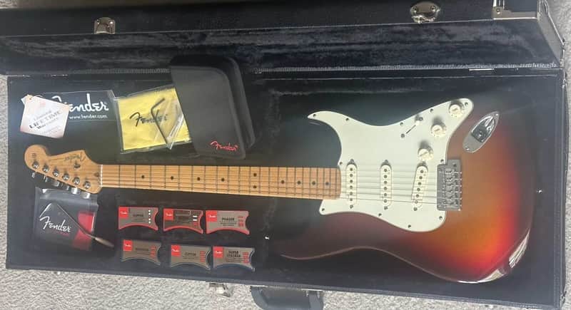 2013 Fender® American Deluxe Stratocaster Plus Mystic 3 Color Burst EXCELLENT! image 1