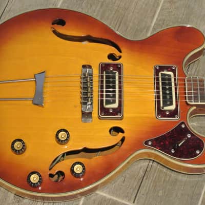 1970's Aria Diamond Electric Hollowbody - Made in Japan - Univox Coily image 2