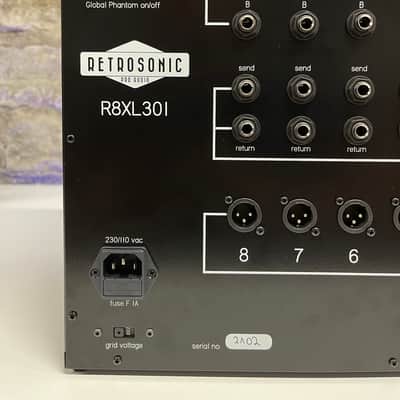 Retrosonic Pro Audio R8XL301 Midas XL3 8-Channel Mic Pre and EQ image 14
