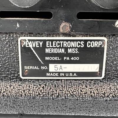 Peavey PA 400 / Powered Head image 12