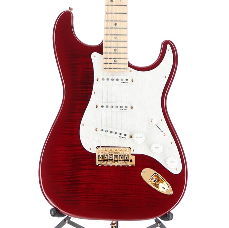 Fender Certified Pre-Owned Richie Kotzen Stratocaster, Maple Fingerboard, Transparent Red Burst (A13) (25270)