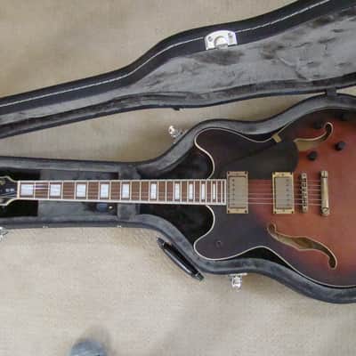 Washburn HB-36 2018 - Vintage Matte Tabacco Sunburst with Original Hard Shell Case Mint-New image 8