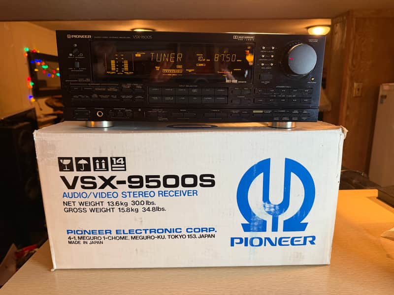 Pioneer VSX-9500s MONSTERStereo Receiver Dolby Surround SERVICED 125WPC W/ Box🔥