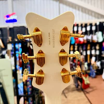✨MINT✨ 2013 Gretsch G6136T White Falcon MIJ~ Japan~ Bigsby~ Case & Docs~ Gold! image 15
