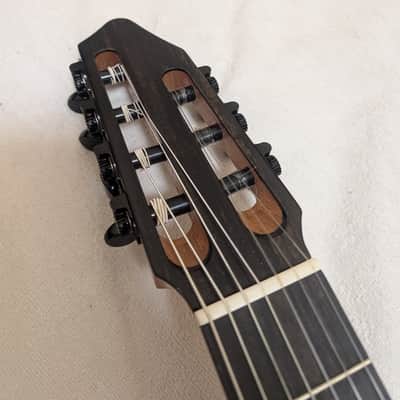 Kremona Fiesta F65CW-7S 7-String Nylon Classical Guitar – Fishman Electronics, Gig Bag Included – Mint image 9